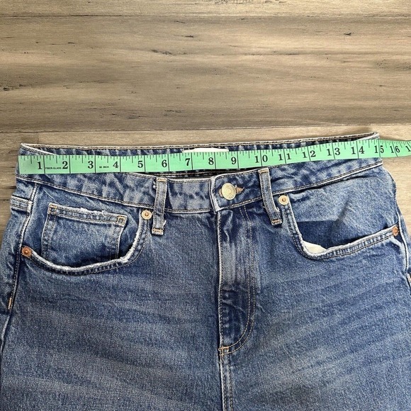 Zara High Waisted Straight Slim Leg Jeans Women's Size 8 - Picture 5 of 8